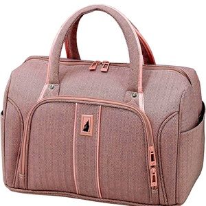 London Fog rose charcoal Cabin bag.